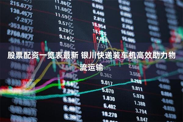 股票配资一览表最新 银川快递装车机高效助力物流运输